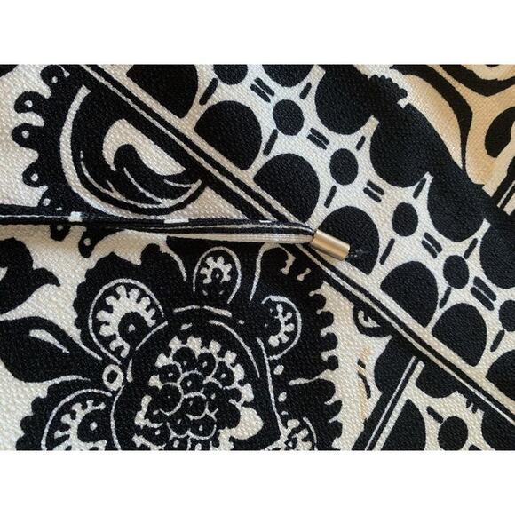 Tahari ASL Womens Black White Fringe Knee-Length Sheath Dress 10 NWT‎ - Picture 9 of 11